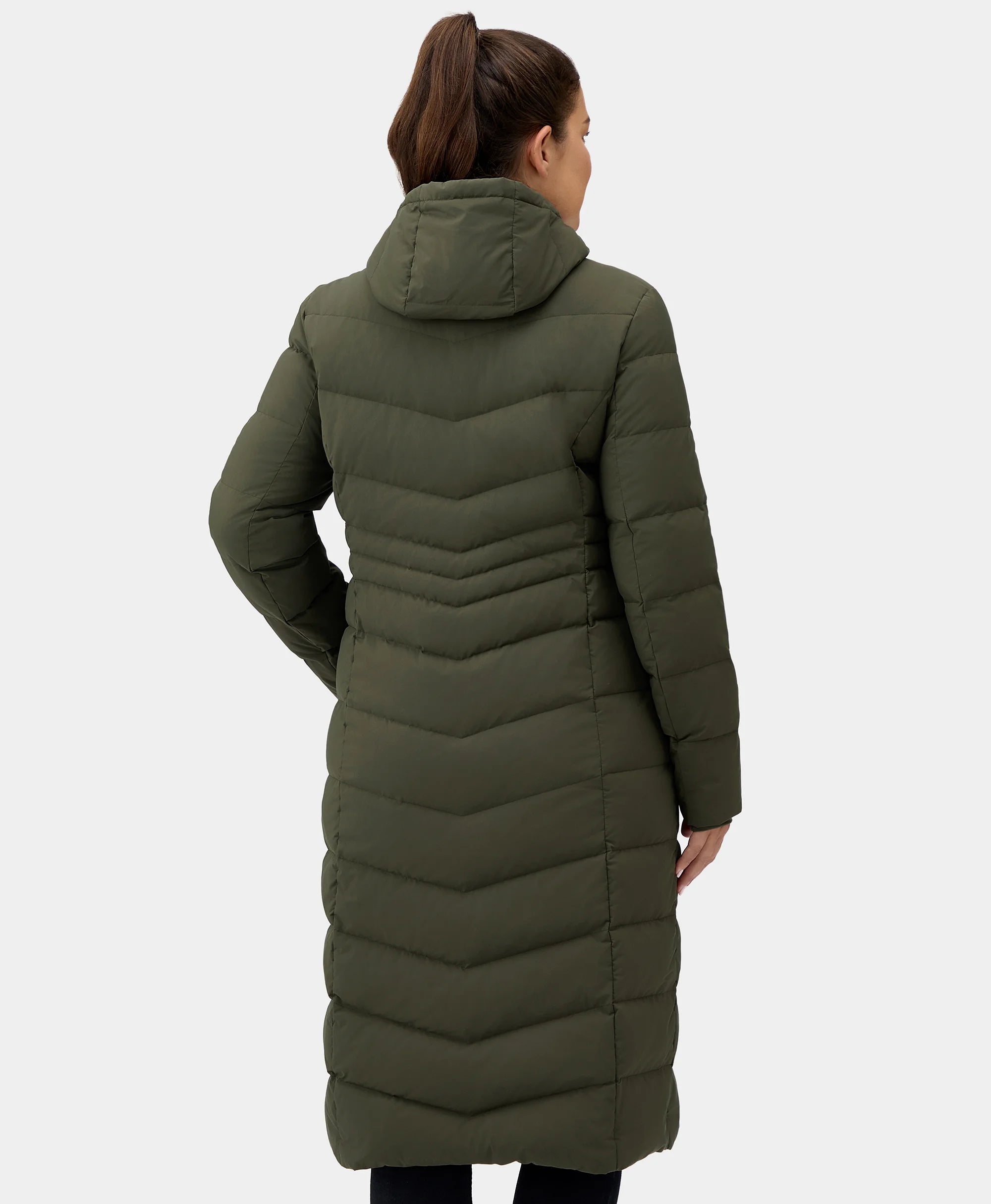 SOHO Women's Heated Down Parka Jacket, Thumbnail 18