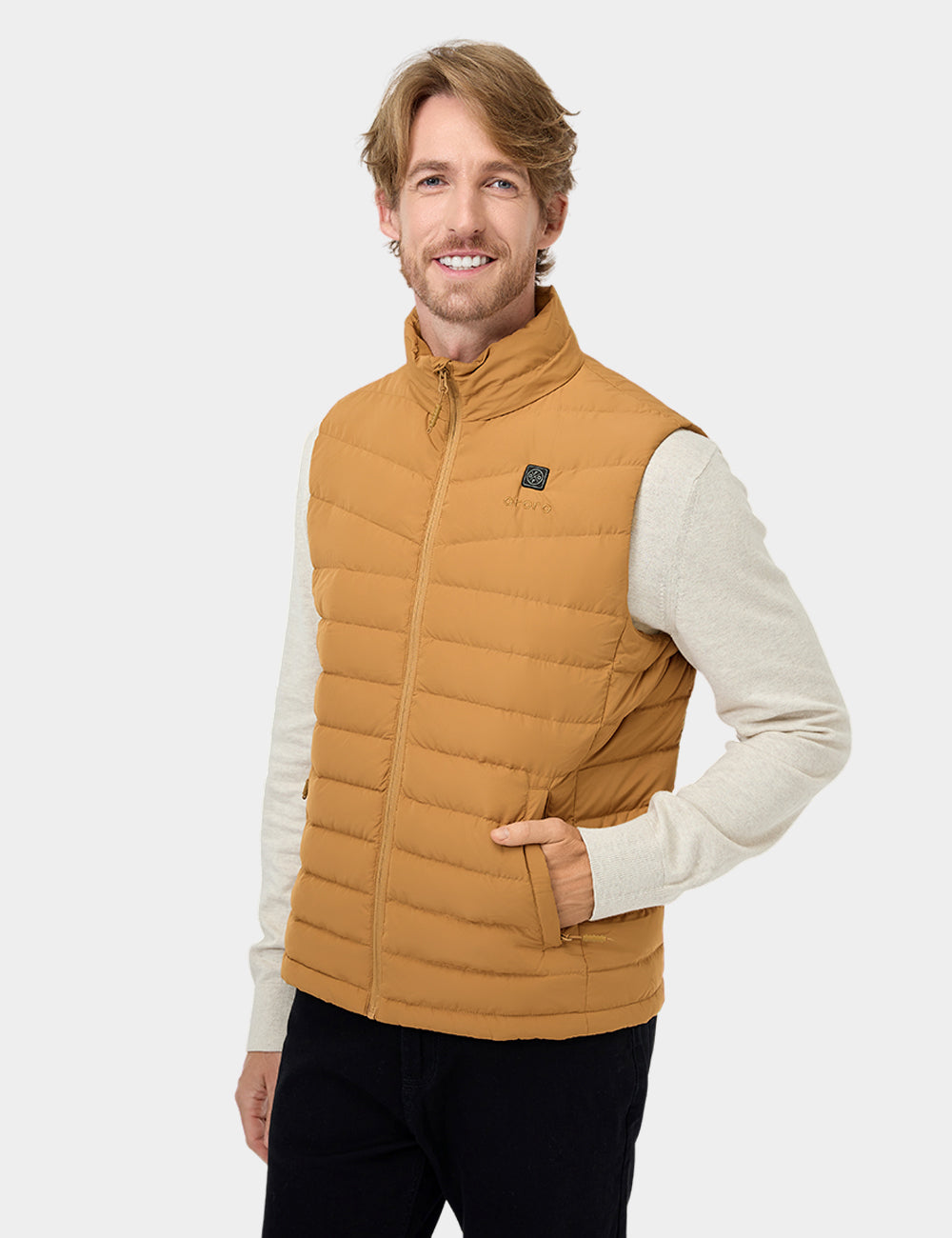 Men's Heated Lightweight Down Vest, Thumbnail 23