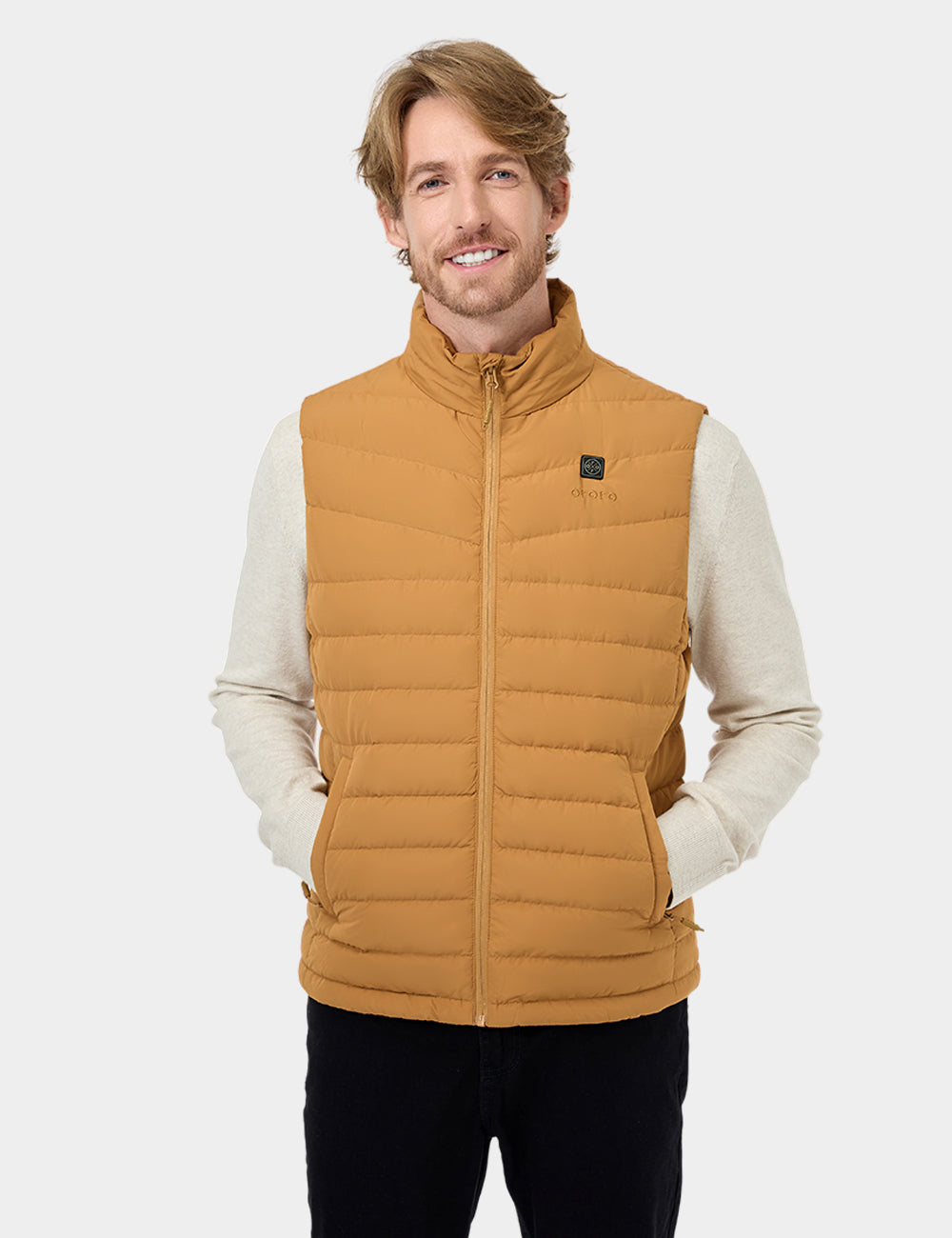 Men's Heated Lightweight Down Vest, Thumbnail 21