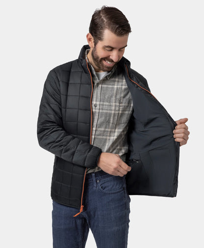 Prism Herren Beheizte Steppjacke