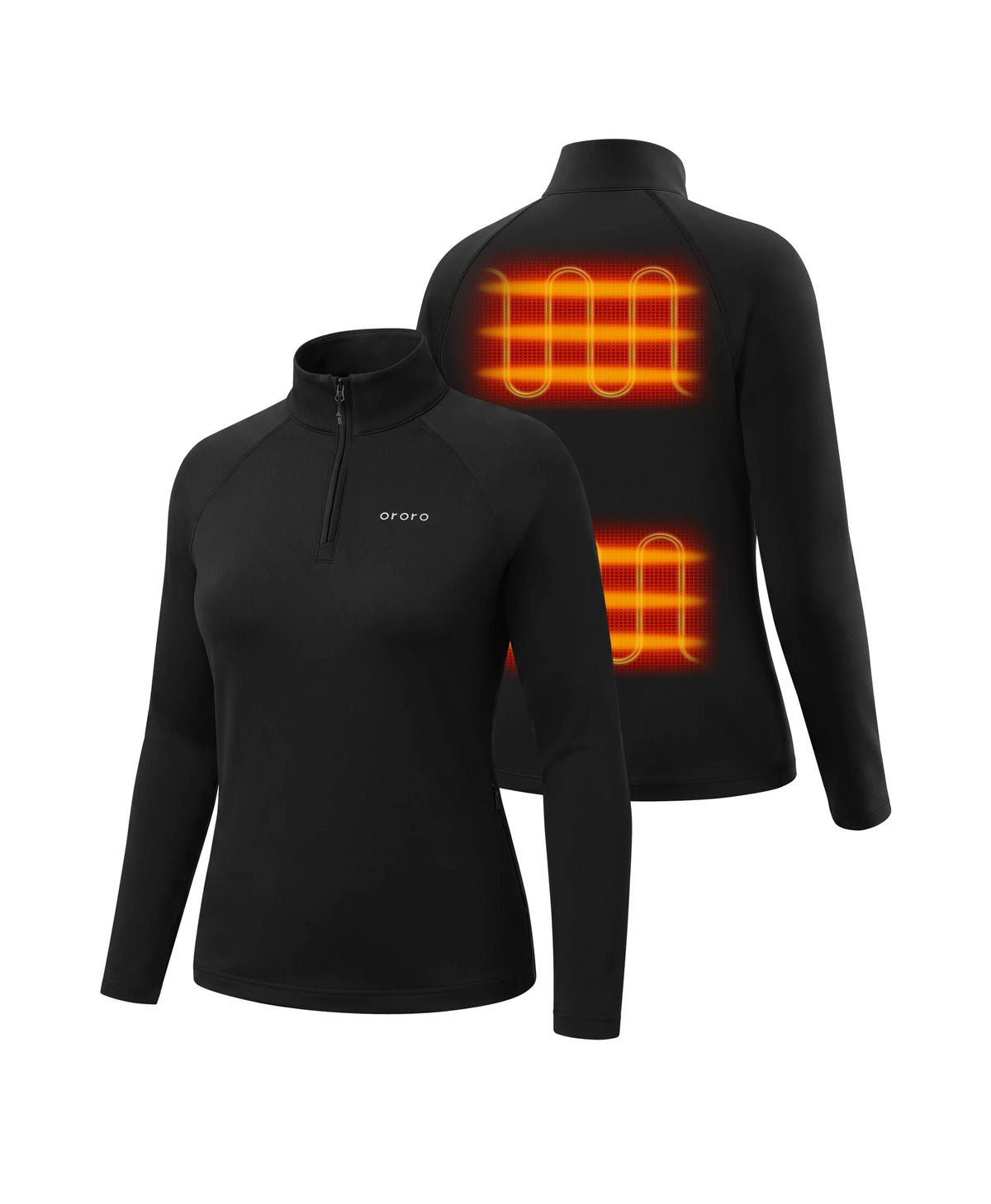 Women's 2-Zone Qtr Zip Heated Baselayer Top