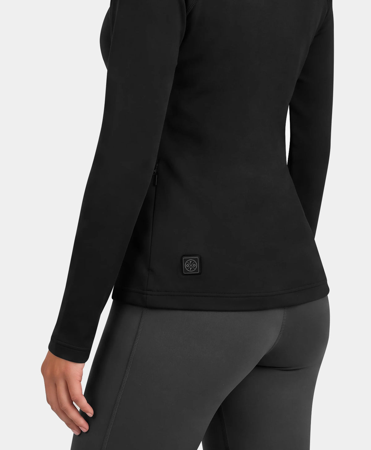 Women's 2-Zone Qtr Zip Heated Baselayer Top, Thumbnail 6