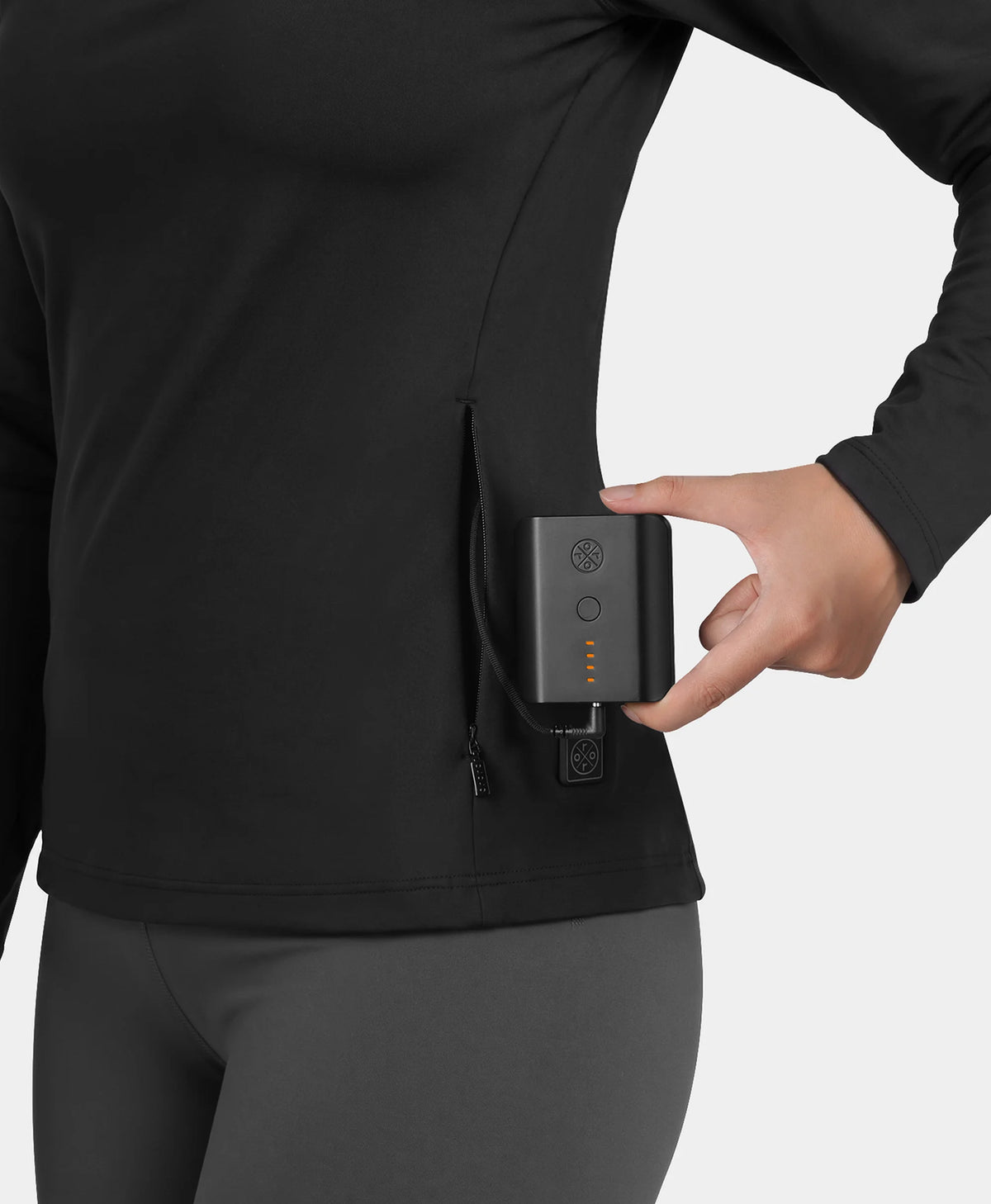 Women's 2-Zone Qtr Zip Heated Baselayer Top