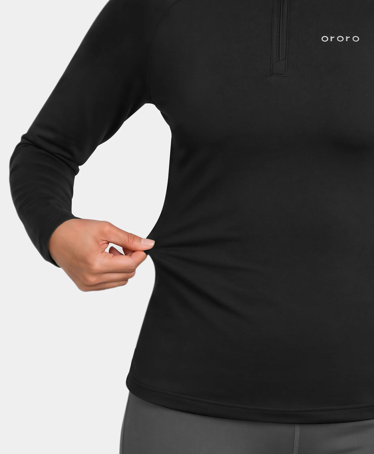 Women's 2-Zone Qtr Zip Heated Baselayer Top