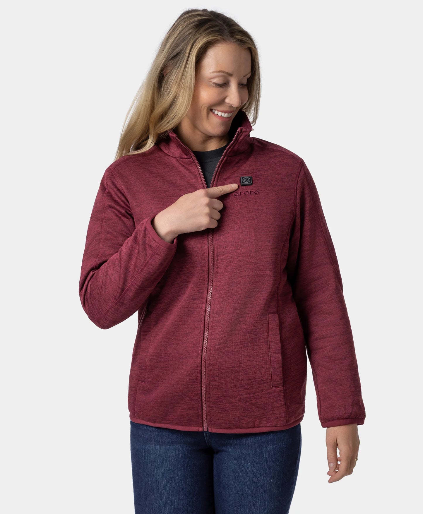Women's Heated Full-Zip Fleece Jacket