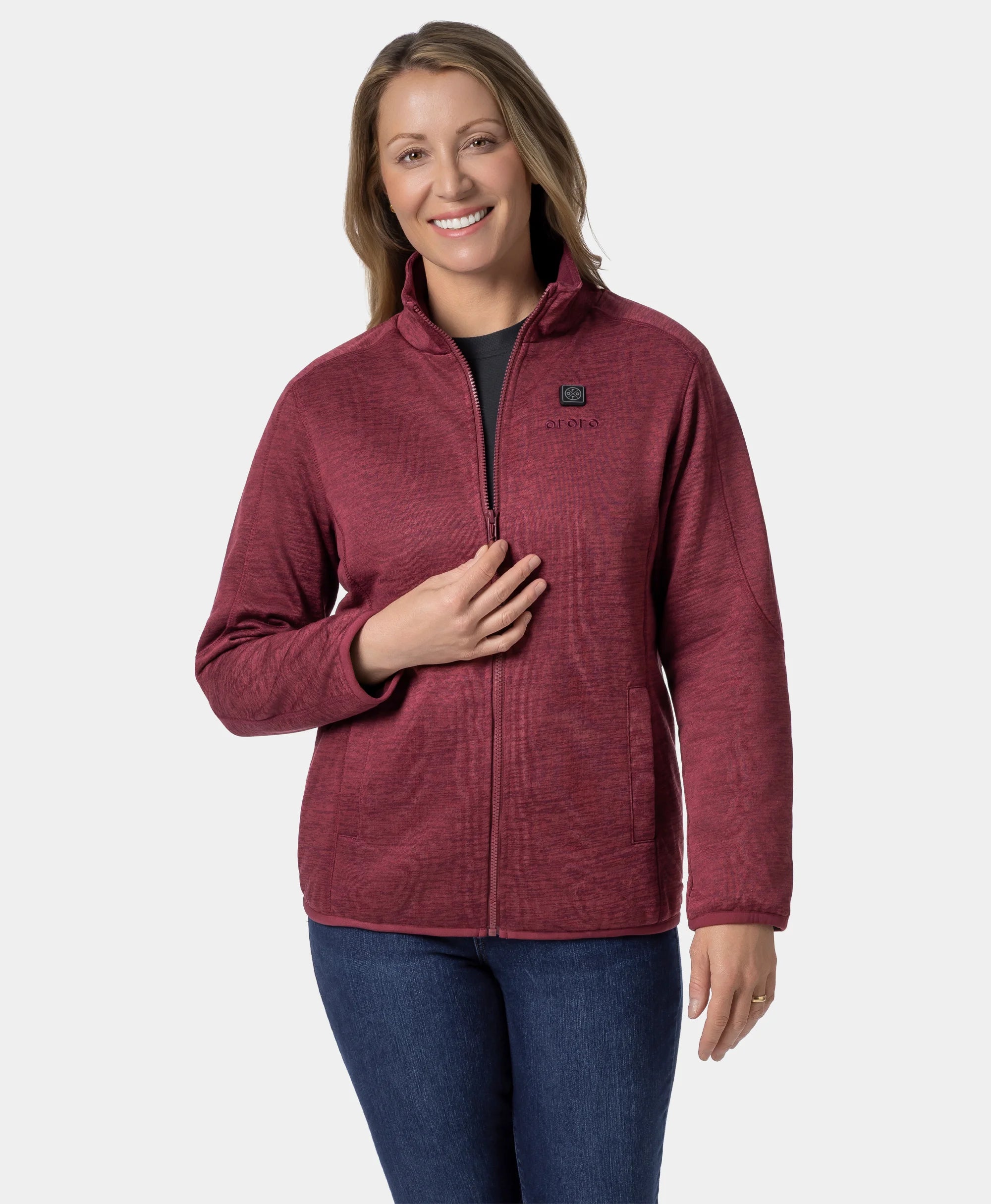 Women's Heated Full-Zip Fleece Jacket, Thumbnail 20