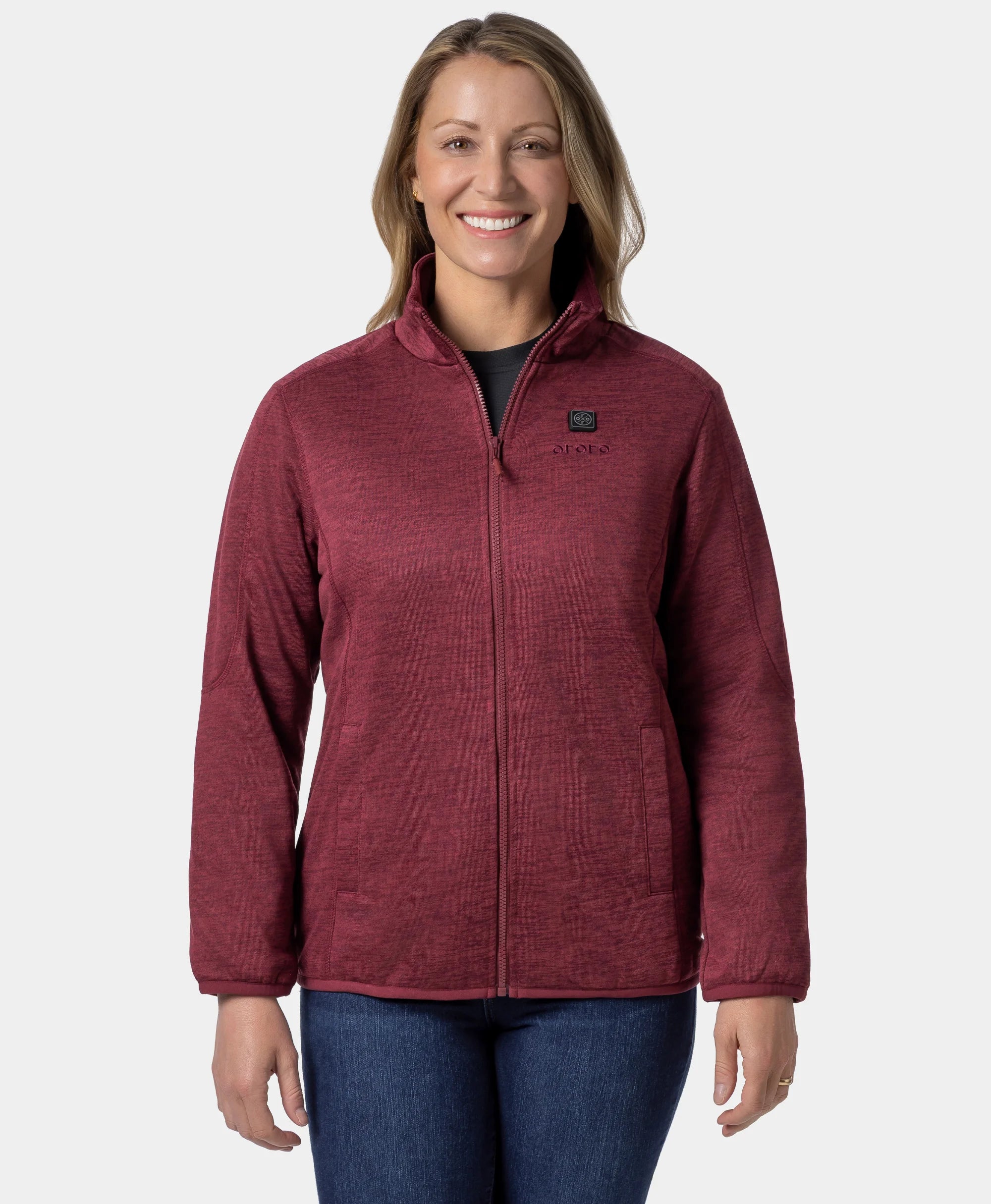 Women's Heated Full-Zip Fleece Jacket, Thumbnail 18