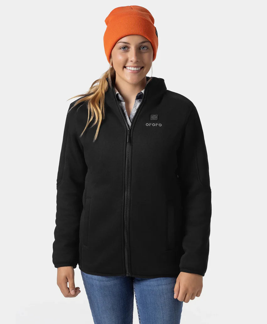 Women's Heated Full-Zip Fleece Jacket
