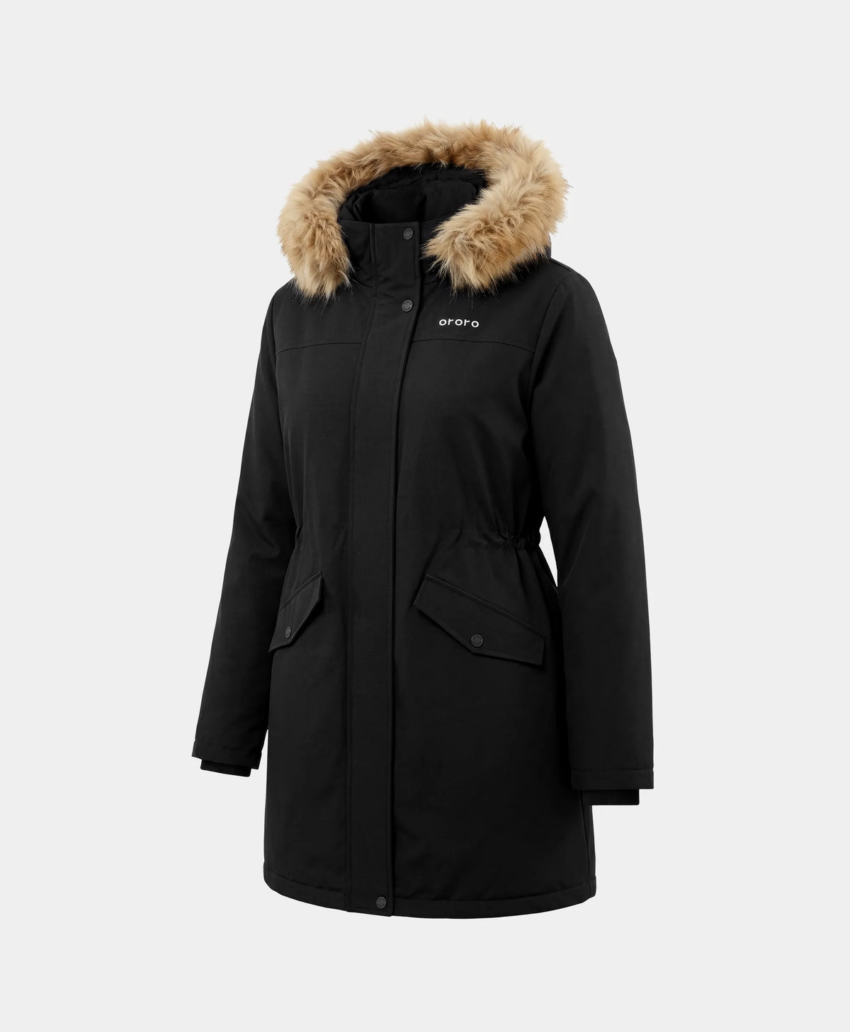 Engadin Women’s 4-Zone Classic Heated Parka Jacket, Thumbnail 5
