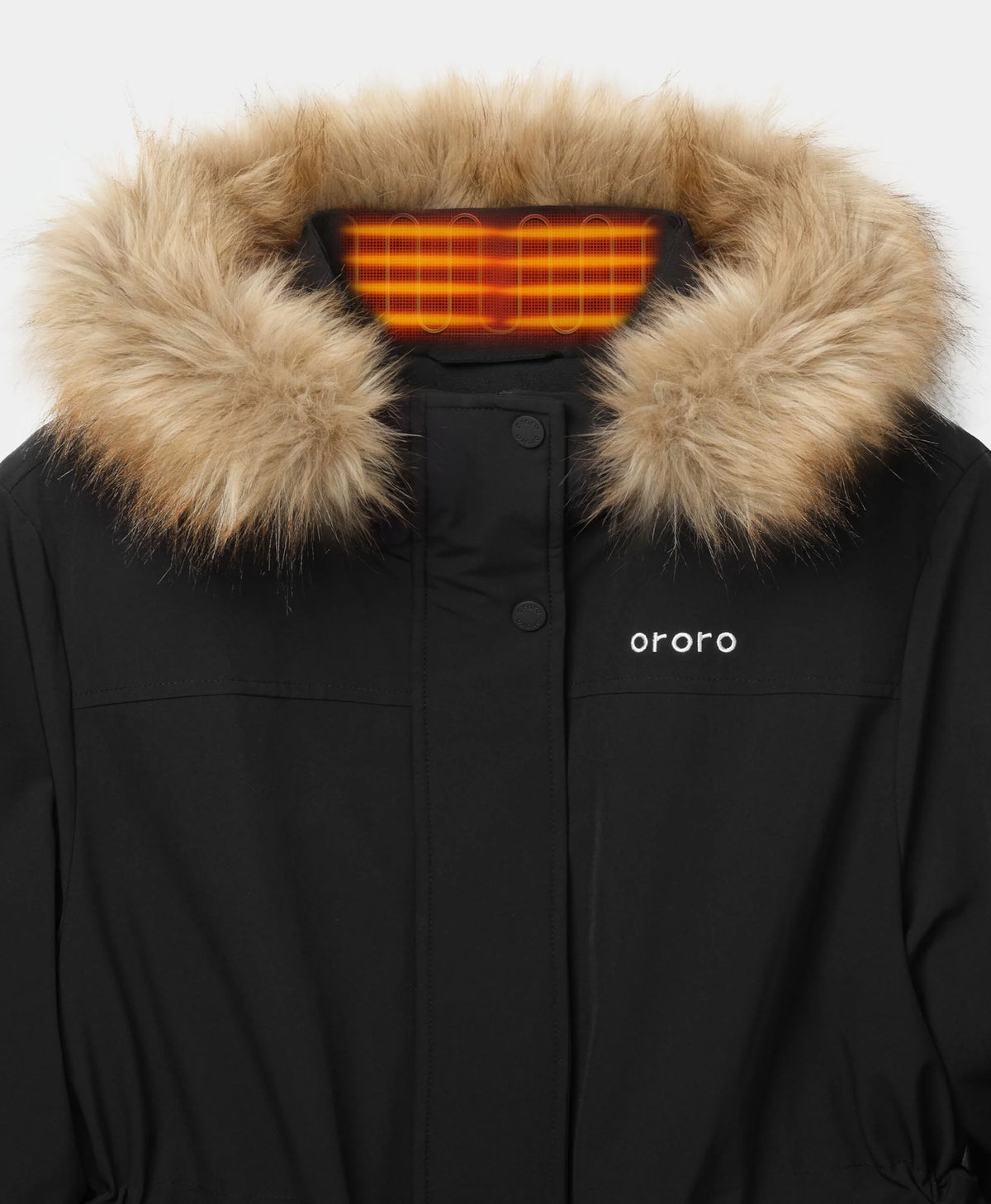 Engadin Women’s 4-Zone Classic Heated Parka Jacket, Thumbnail 4