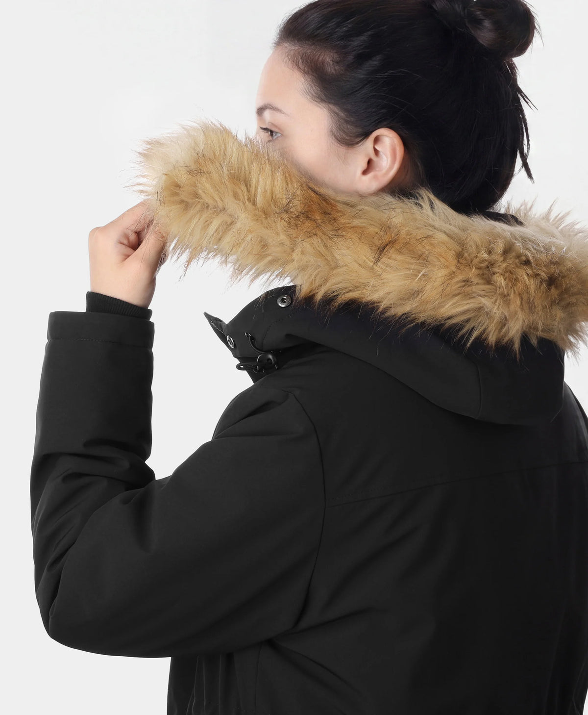 Engadin Women’s 4-Zone Classic Heated Parka Jacket, Thumbnail 6