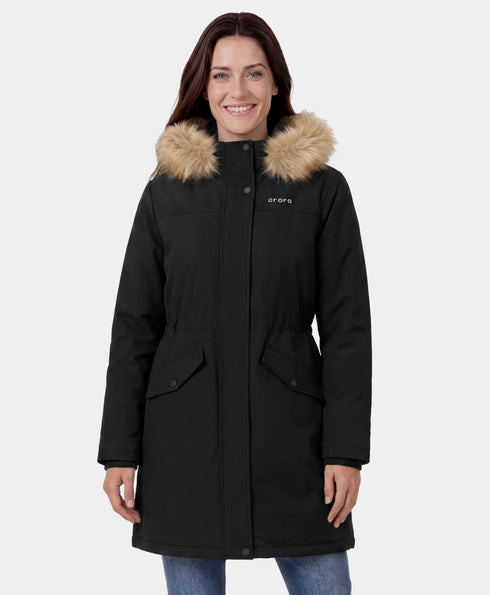 Engadin Women’s 4-Zone Classic Heated Parka Jacket ,view 1