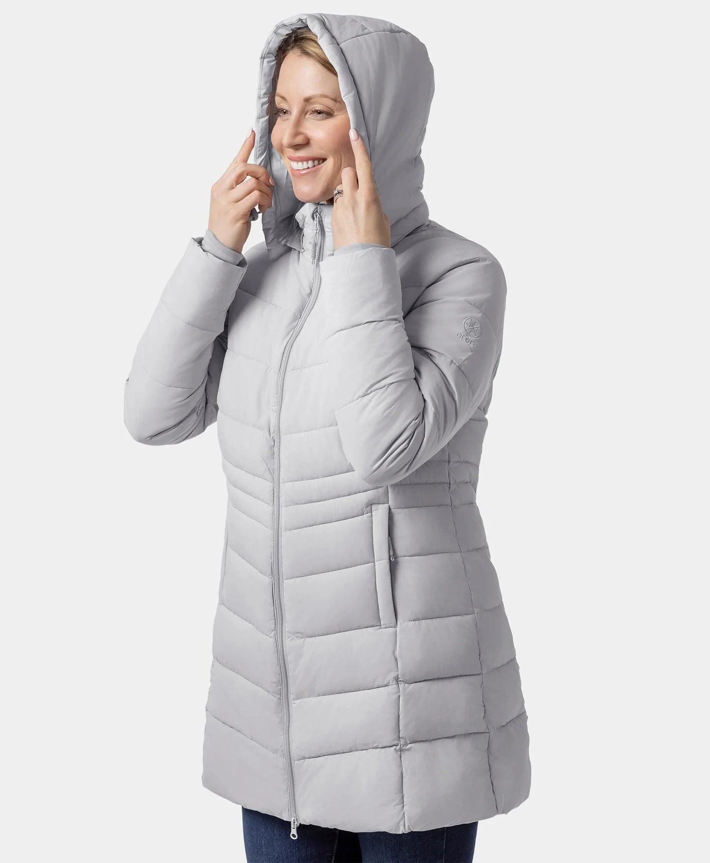 Women's 4-Zone Heated Puffer Parka Jacket