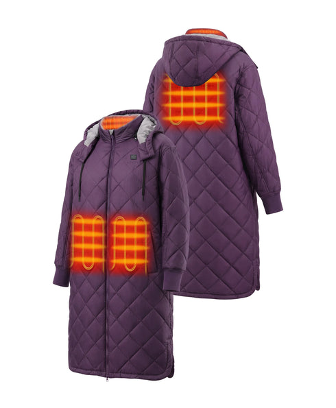Uptown Women's Heated Parka w/ Removable Hood ,view 2