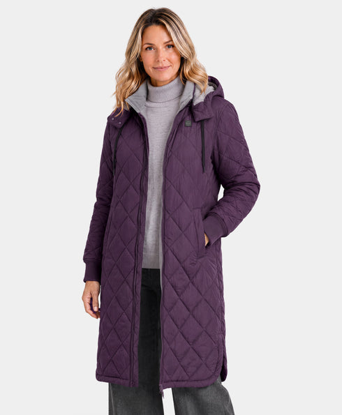 Uptown Women's Heated Parka w/ Removable Hood ,view 1