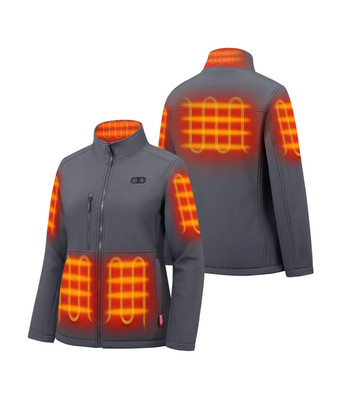 Maverick SureWarm® Women's 6-Zone Dual-Control Heated Softshell Jacket ,view 2