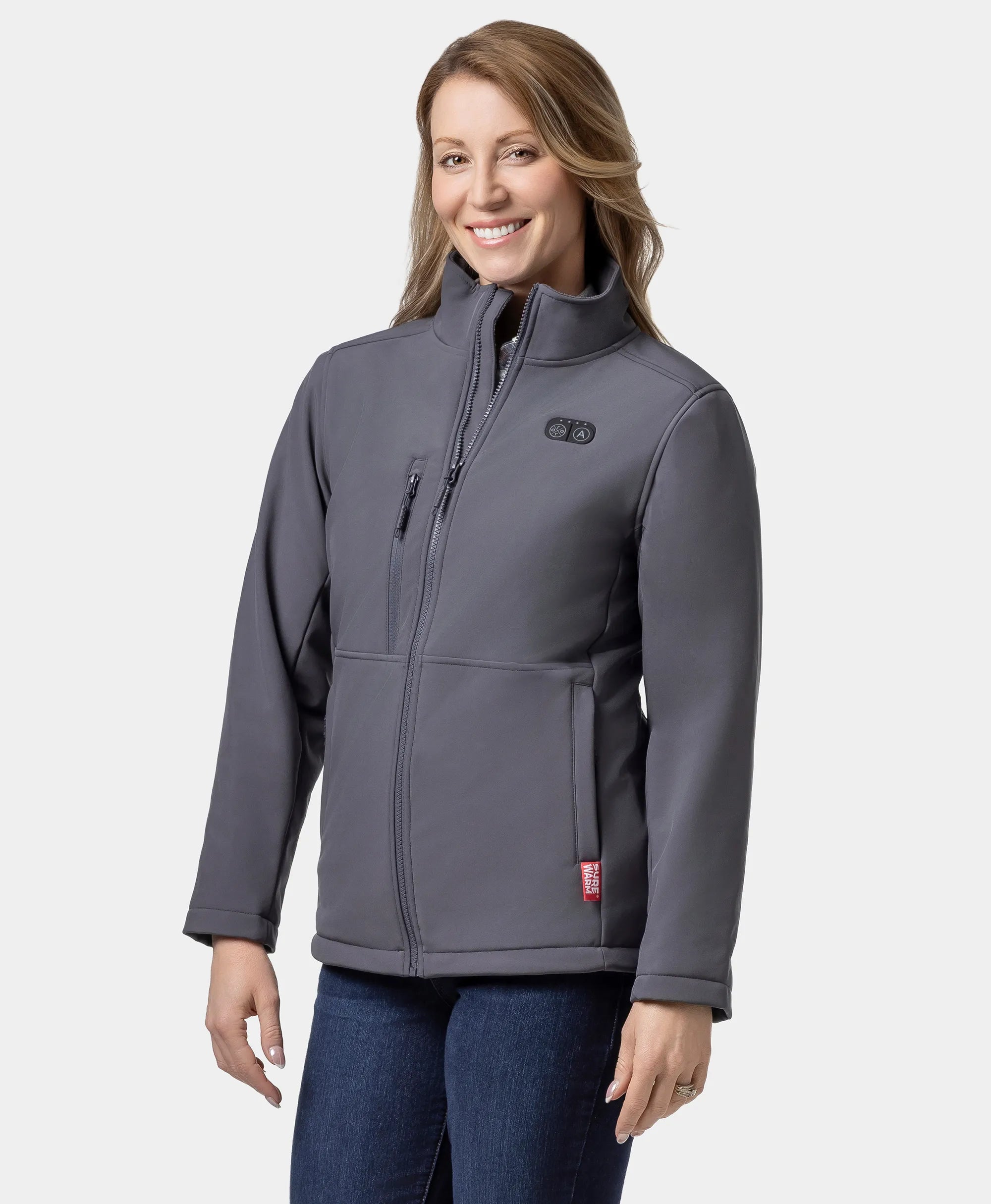 Maverick SureWarm® Women's 6-Zone Dual-Control Heated Softshell Jacket, Thumbnail 6