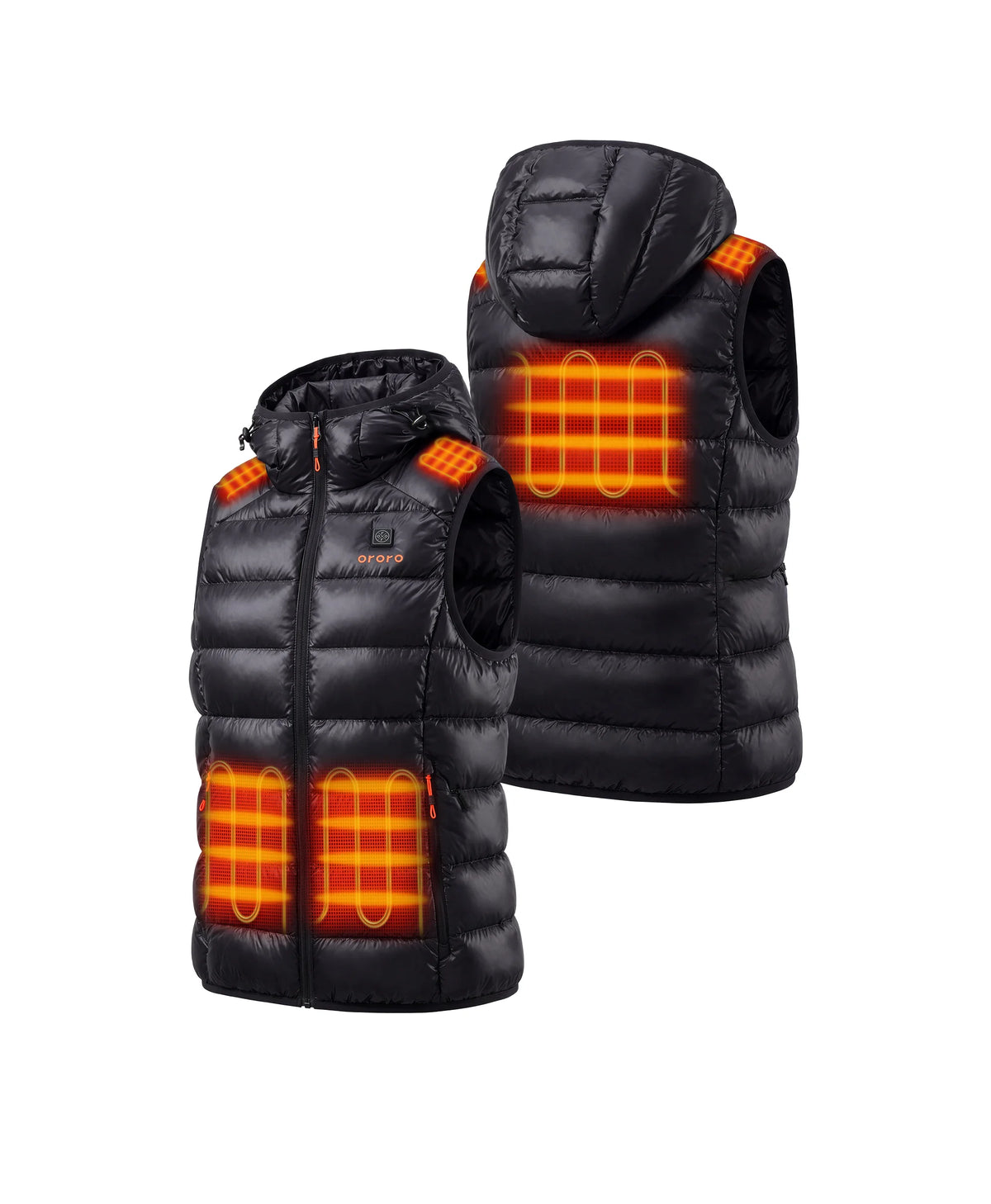 Aero Women’s 5-Zone Packable Heated Down Vest, Thumbnail 2