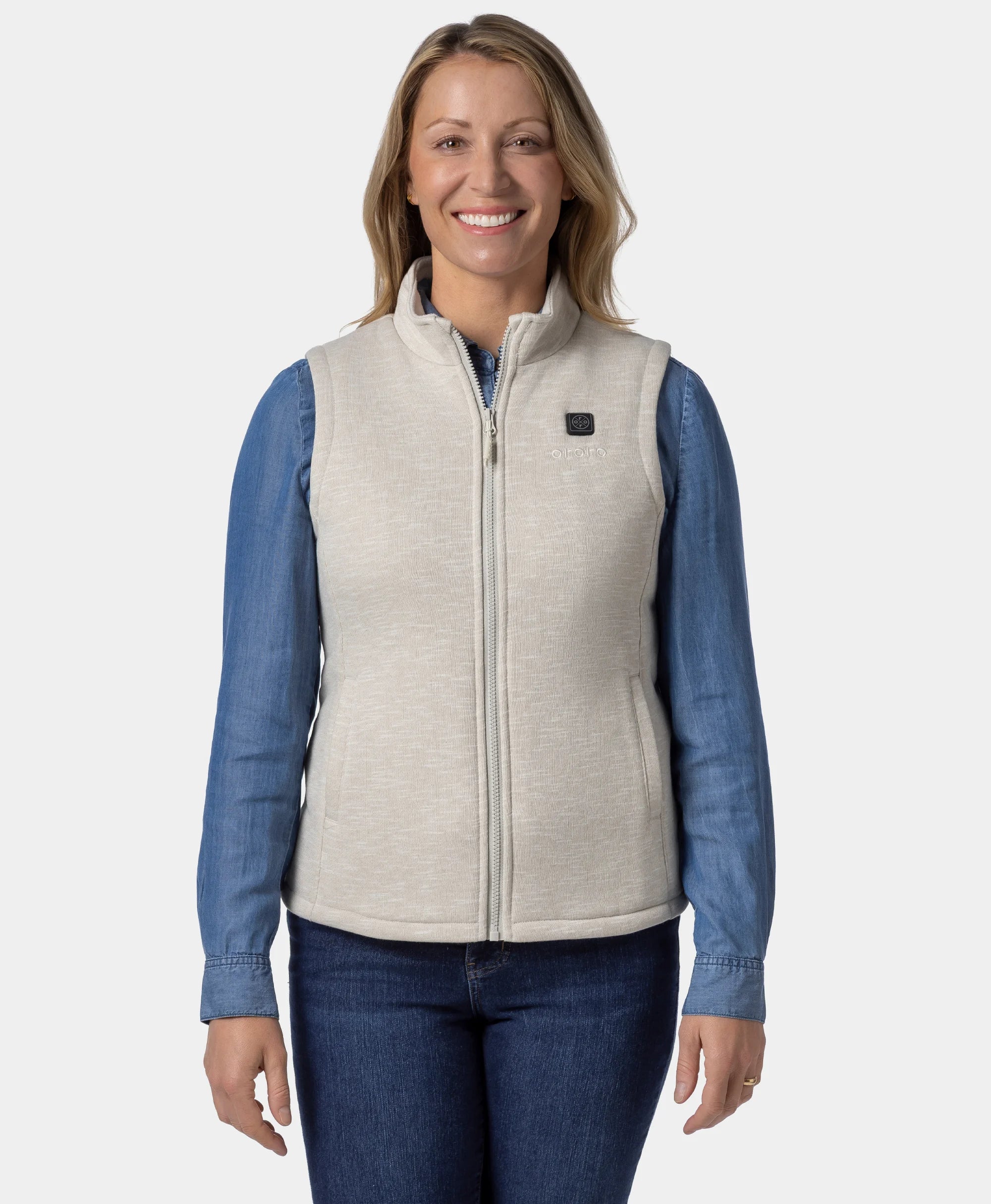 Women's Heated Fleece Vest, Thumbnail 18
