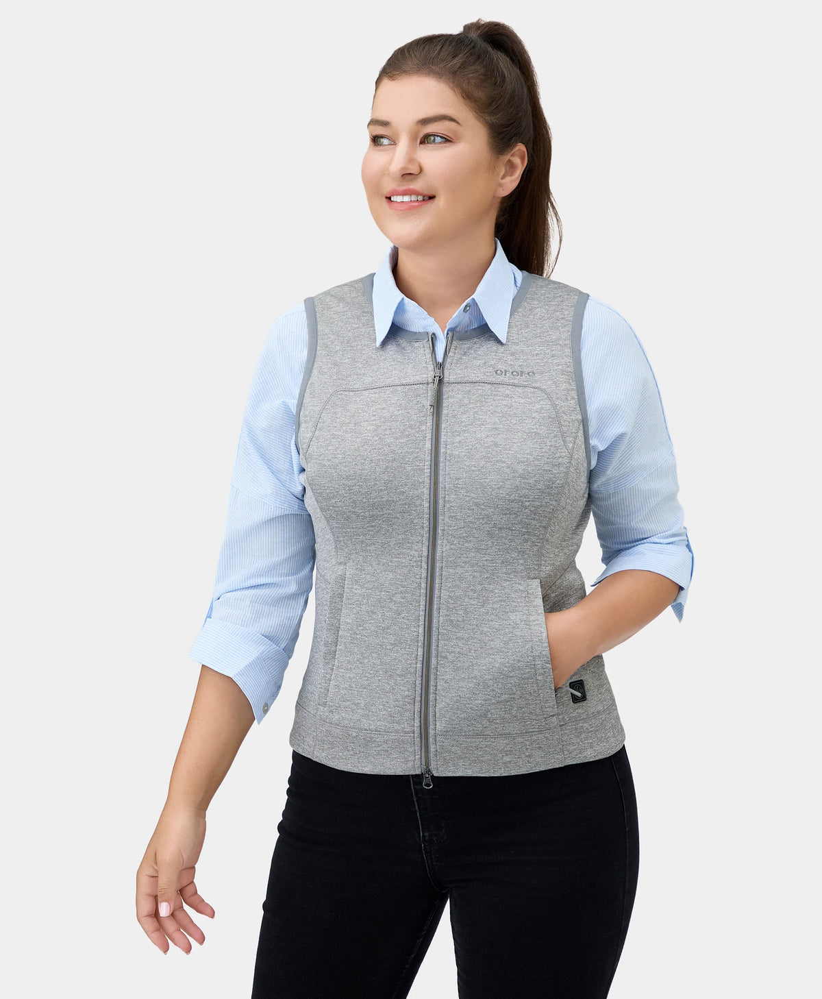 Suzanne Damen Beheizbare Innenweste, Thumbnail 6
