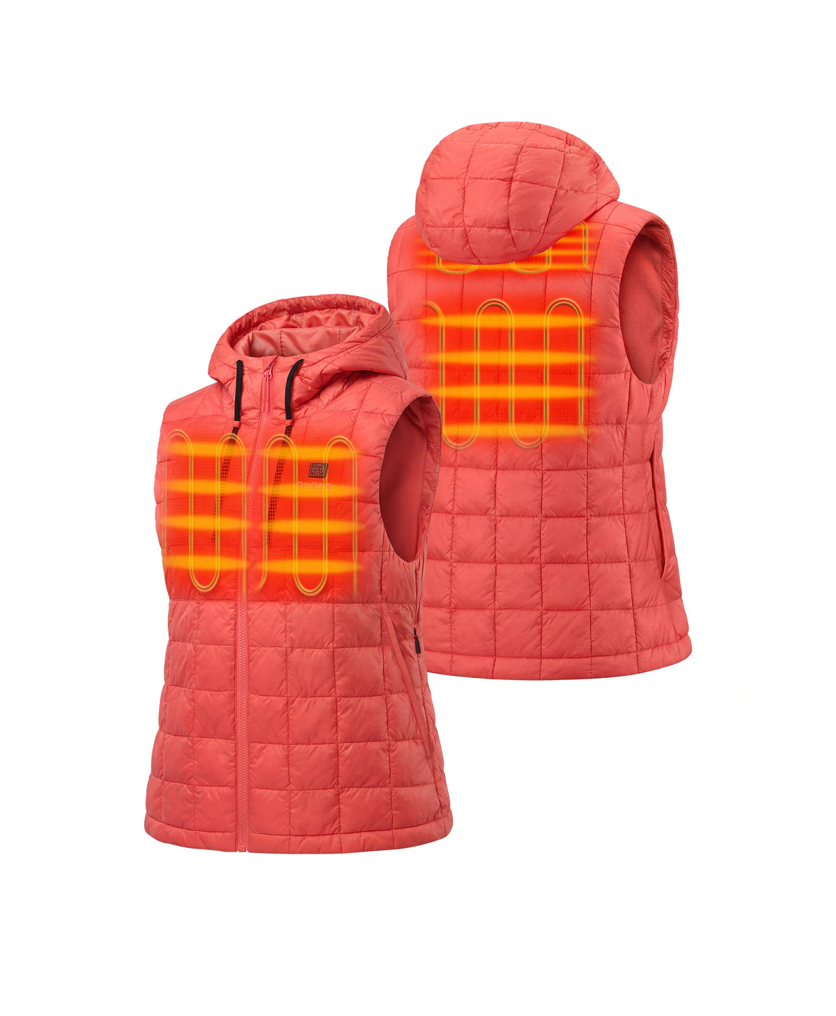 PuffLyte Gilet Chauffant Femme à Capuche et 4 Zones, Thumbnail 11