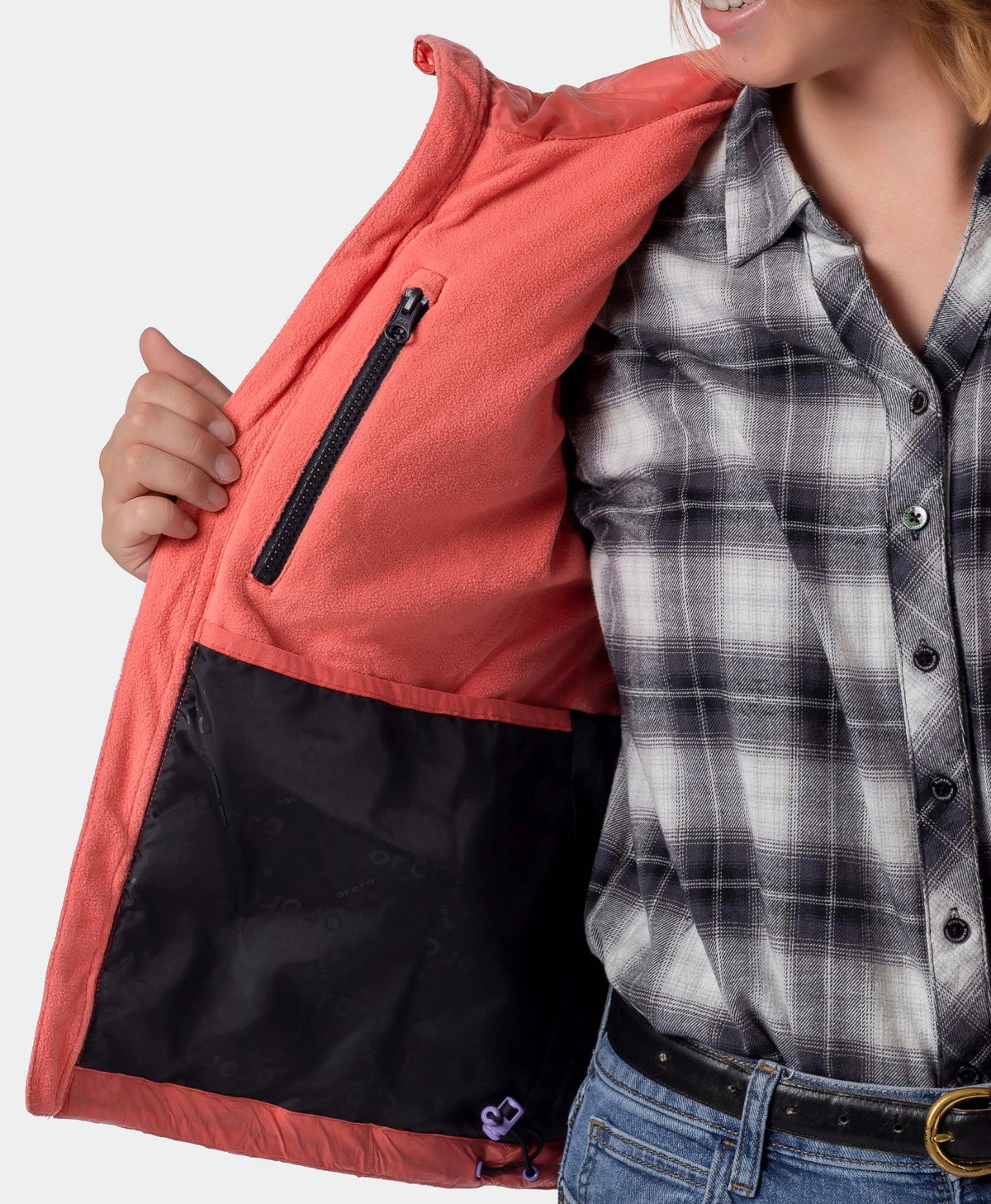 PuffLyte Gilet Chauffant Femme à Capuche et 4 Zones