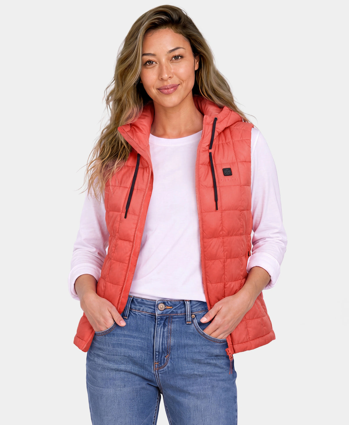 PuffLyte Gilet Chauffant Femme à Capuche et 4 Zones, Thumbnail 12