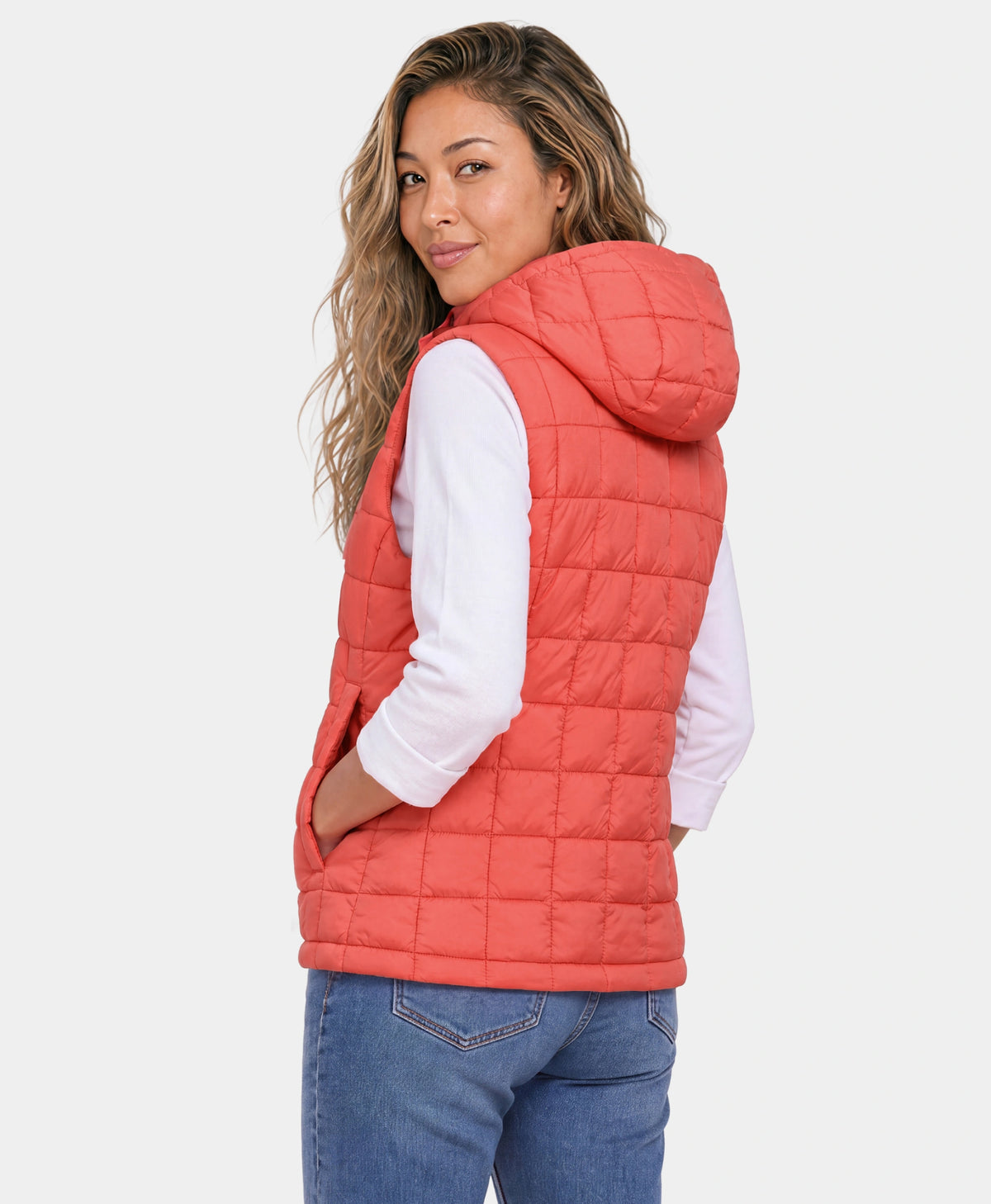 PuffLyte Gilet Chauffant Femme à Capuche et 4 Zones, Thumbnail 13