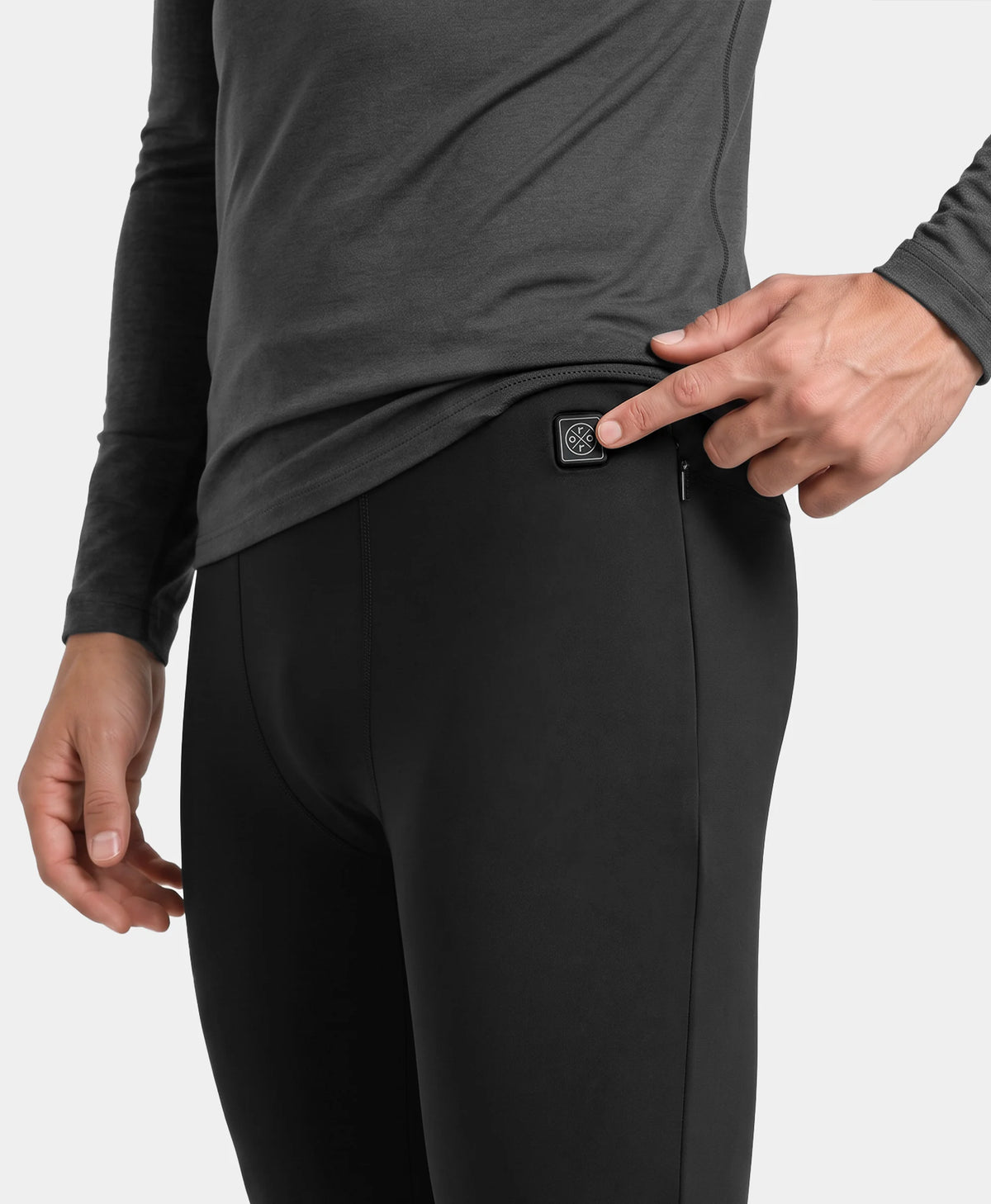 Sous-Pantalon Chauffant Homme à 3 Zones, Thumbnail 8