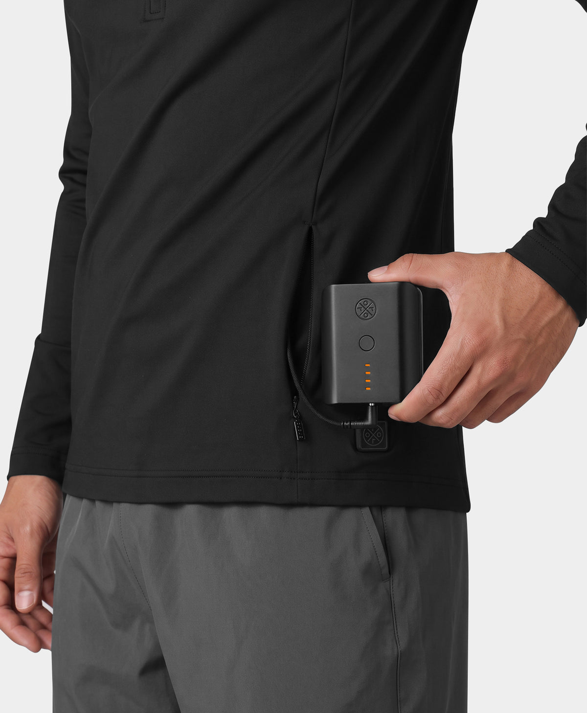 Men's 2-Zone Qtr Zip Heated Baselayer Top