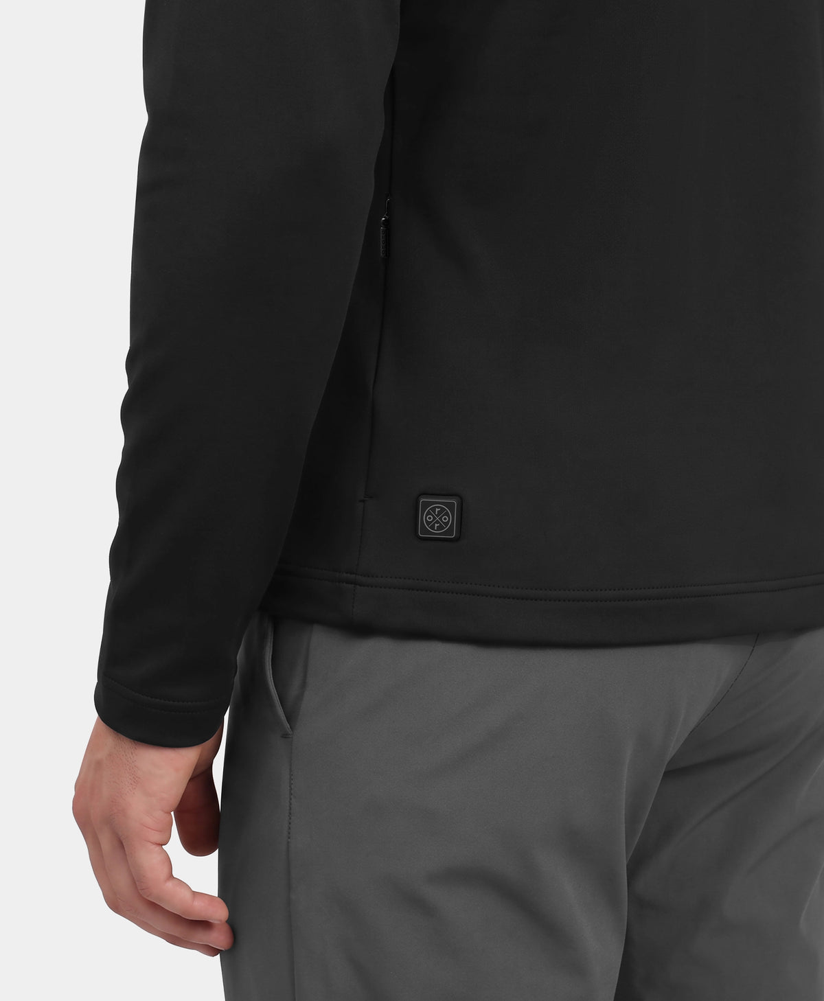 Men's 2-Zone Qtr Zip Heated Baselayer Top, Thumbnail 9