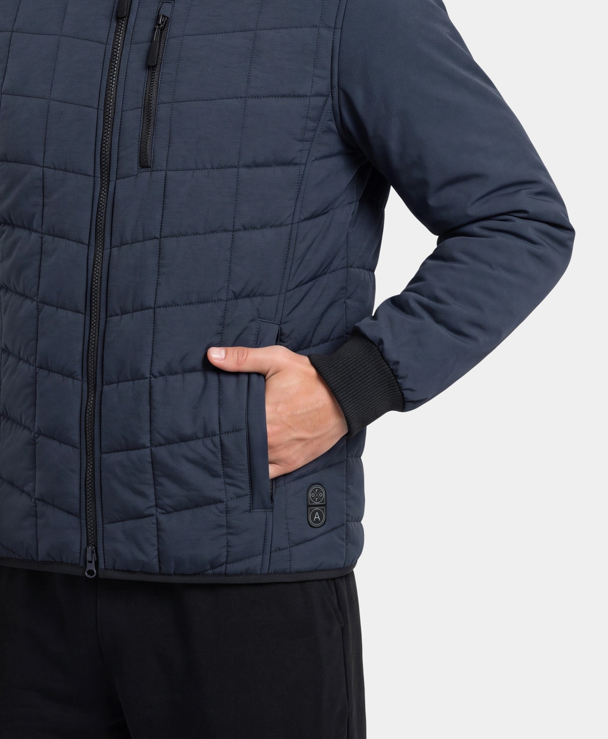 Scranton Men's 5-Zone Heated Bomber Jacket, Thumbnail 5