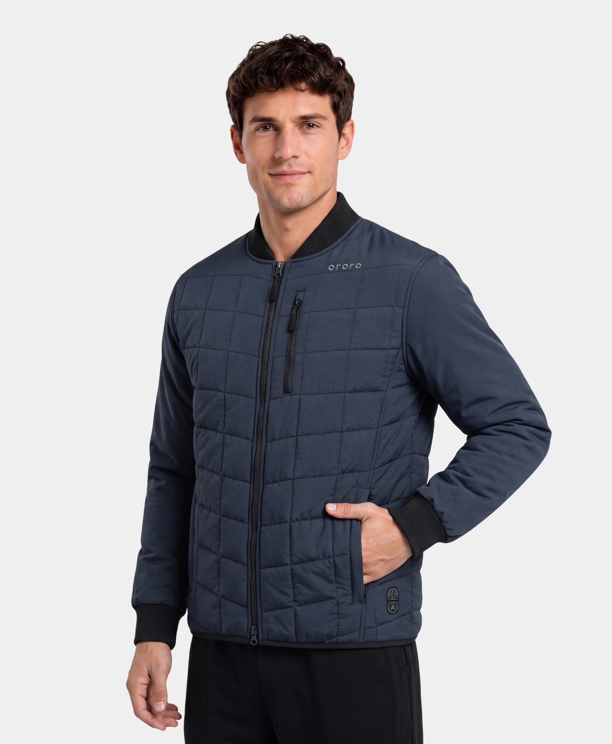 Scranton Men's 5-Zone Heated Bomber Jacket, Thumbnail 1