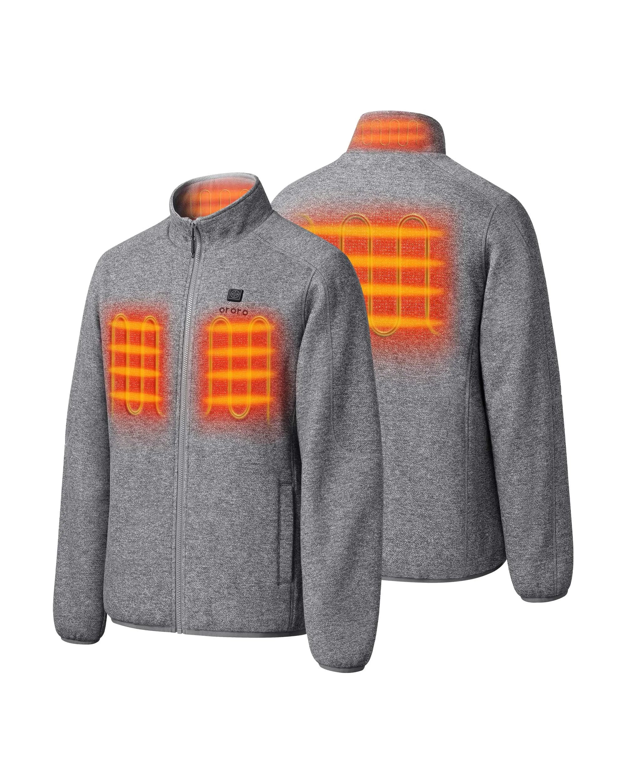 4 Heating Zones (Left & Right Chests, Mid-Back, and Collar)