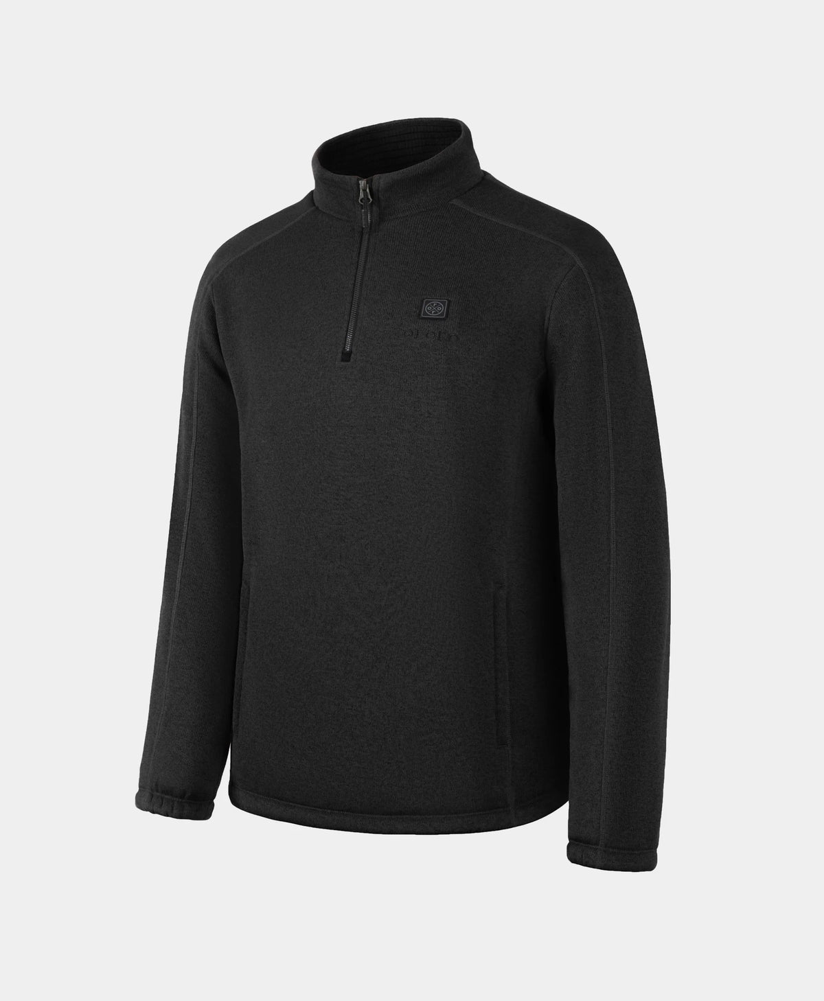 Augusta Herren Beheizbare Strickfleecejacke mit 1/4-Reißverschluss und 4 Heizzonen