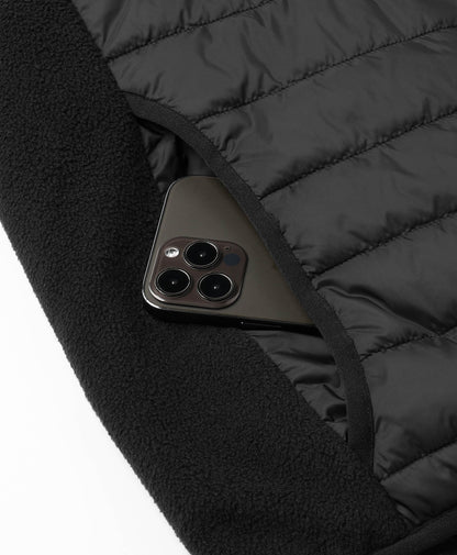 Endverkauf - PuffLyte Männer beheizbare Leichte Jacke - Schwarz