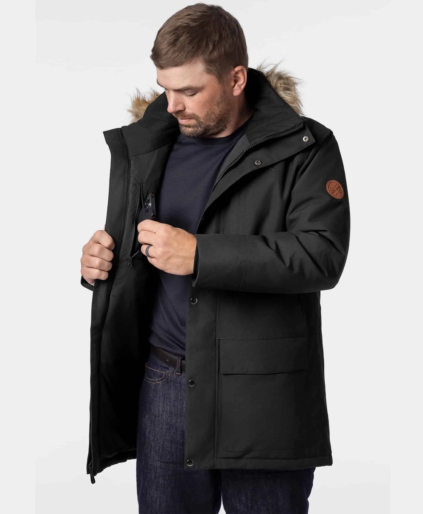 Gstaad Herren 4-Zonen beheizbare Parka-Jacke