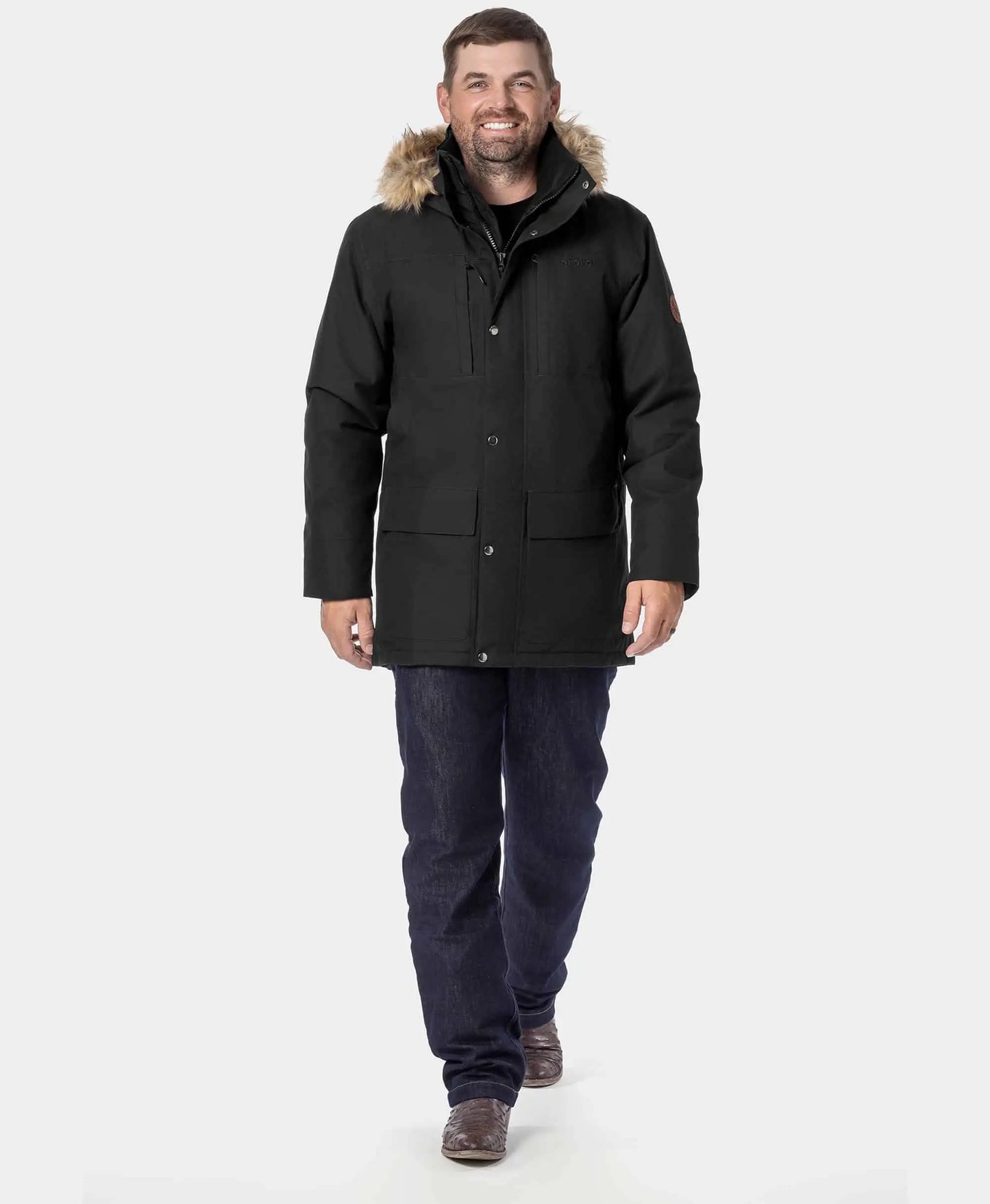 Gstaad Herren 4-Zonen beheizbare Parka-Jacke