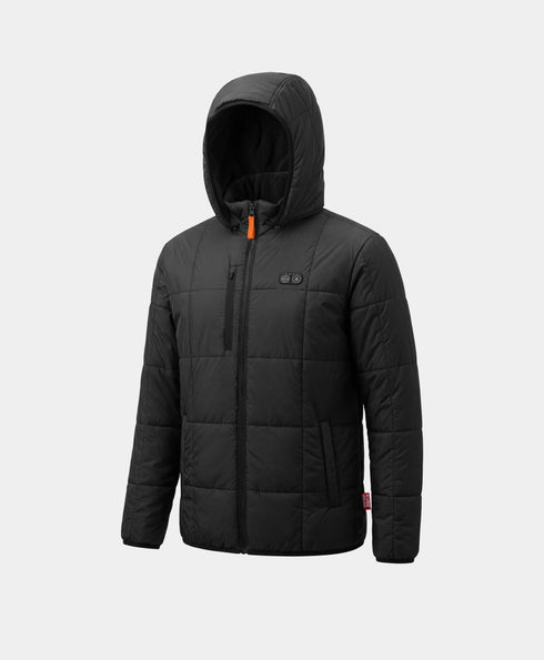 Overland Men's 7-Zone Heated Box Quilted Jacket with Heated Hood ,view 1