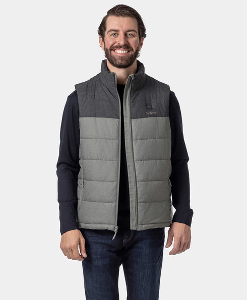Men's Classic Heated Vest - Flecking Gray ,view 1