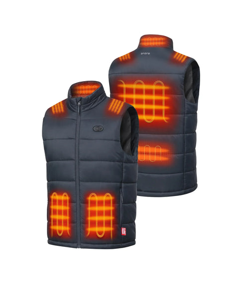 7 Heating zones: Left & Right Pockets, Left & Right Shoulder, Mid-back, Lower back, Collar ,view 2