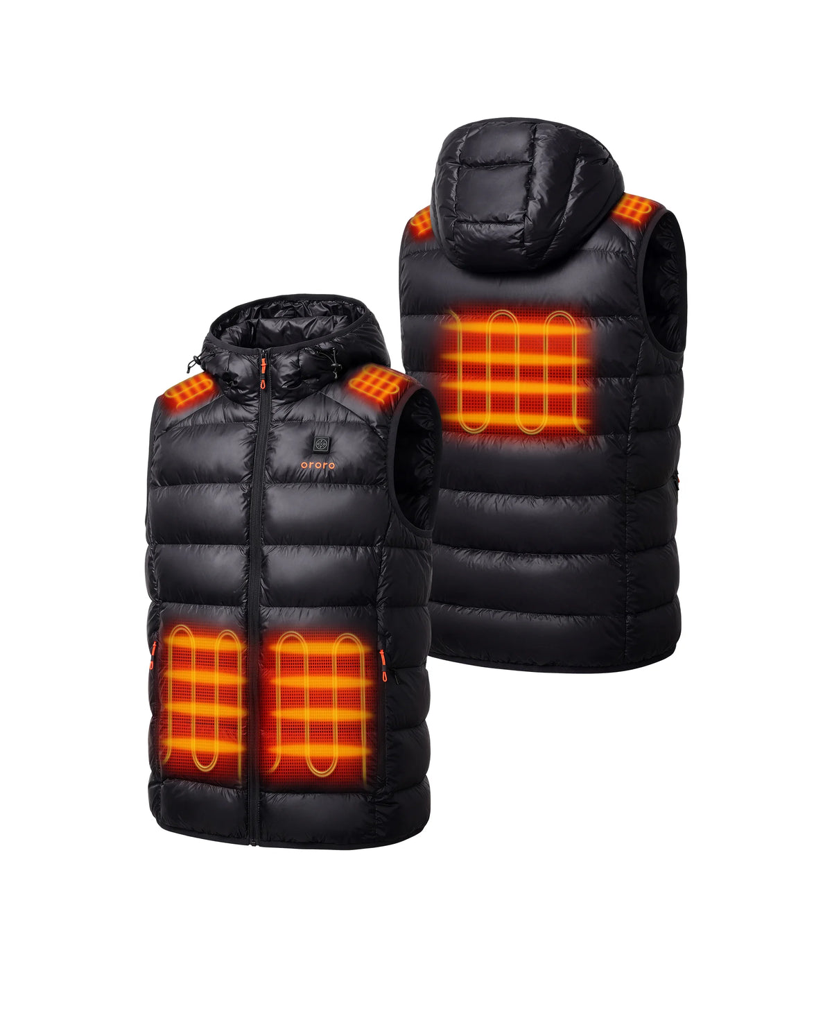 Aero Men’s 5-Zone Packable Heated Down Vest, Thumbnail 2