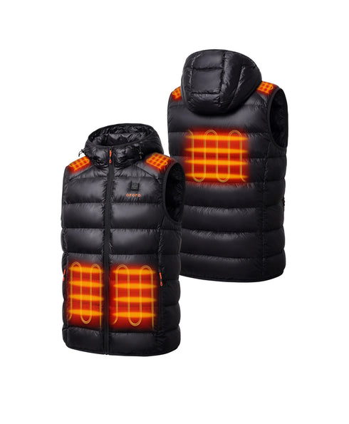 Aero Men’s 5-Zone Packable Heated Down Vest ,view 2