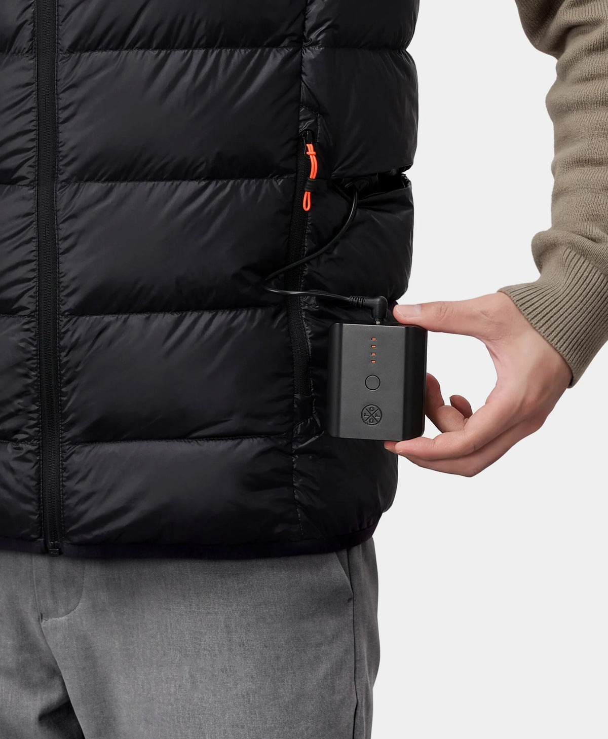 Aero Men’s 5-Zone Packable Heated Down Vest, Thumbnail 6