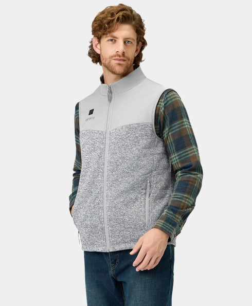 Augusta Men's Heated Sweater Fleece Vest ,view 1