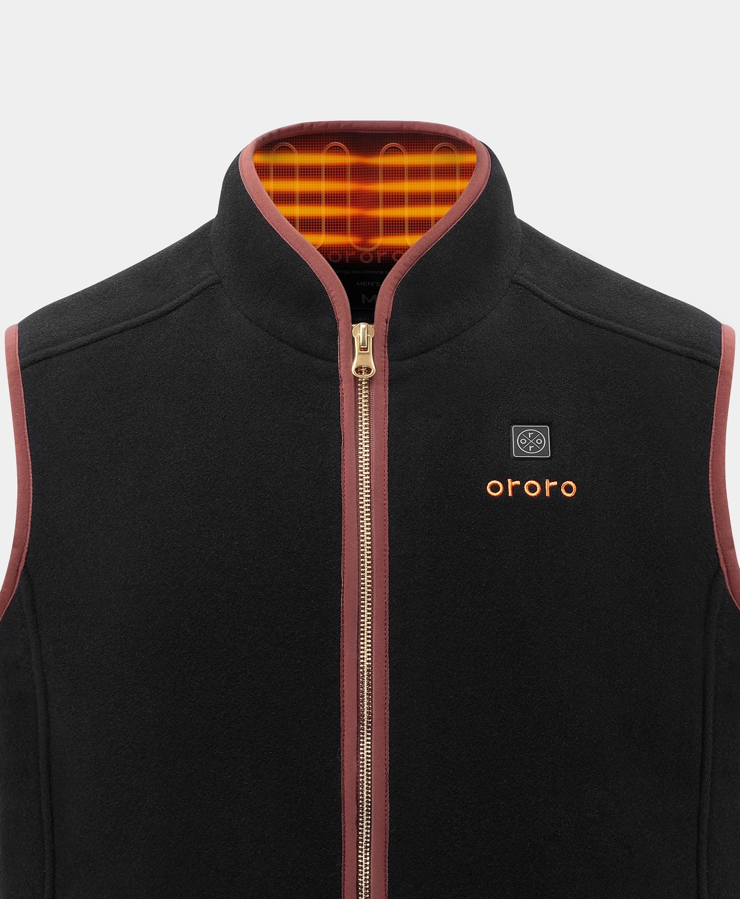 Ascot Men's 4-Zone Heated Wool Vest