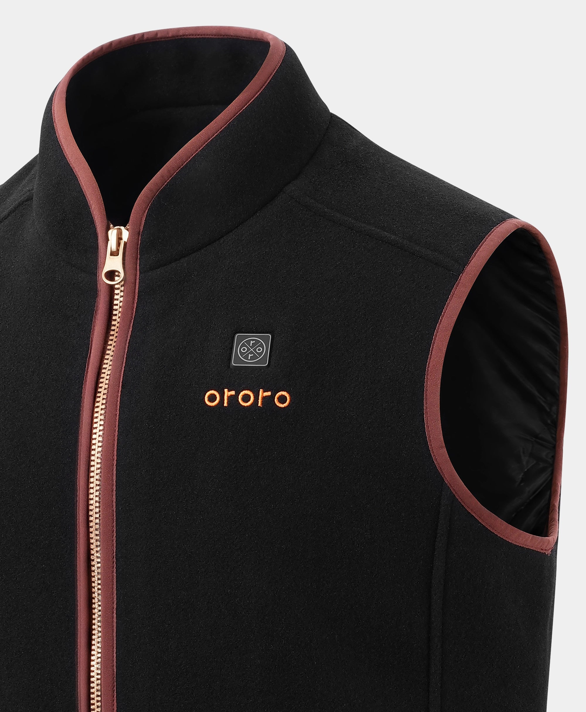 Ascot Men's 4-Zone Heated Wool Vest, Thumbnail 7