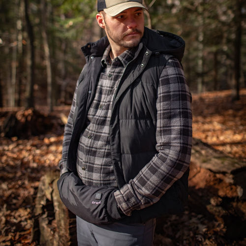 Queen City Unisex Heated Hand Warmer - Black