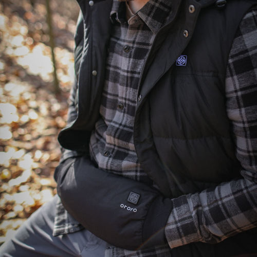 Queen City Unisex Heated Hand Warmer - Black