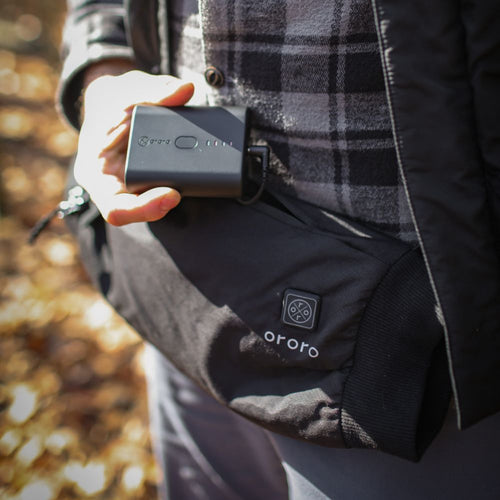 Queen City Unisex Heated Hand Warmer - Black